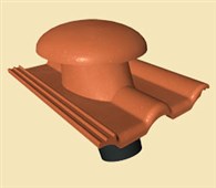 KMB HODONKA Elegant taška betonová odvětrací komplet hnědá